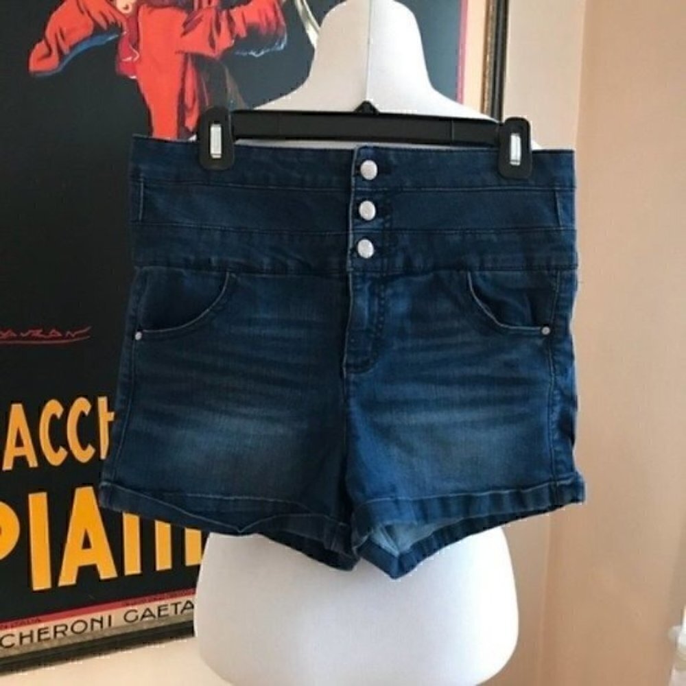 TINSELTOWN: Hi-Waisted Distressed Denim Jeans Sz 9